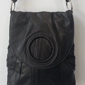 GoldenBleu Leather Pleated Shoulder Bag